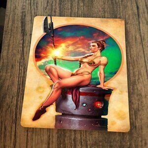 Princess Leia with Staff Star Wars Mouse Pad